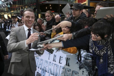 Premiere Star Trek Into Darkness - Paramount Pictures - Grooming f. Simon Pegg