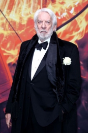 The Hunger Games - Mockingjay Part II - World Premiere Berlin - Studiocanal 11/2015 - Grooming for Donald Sutherland